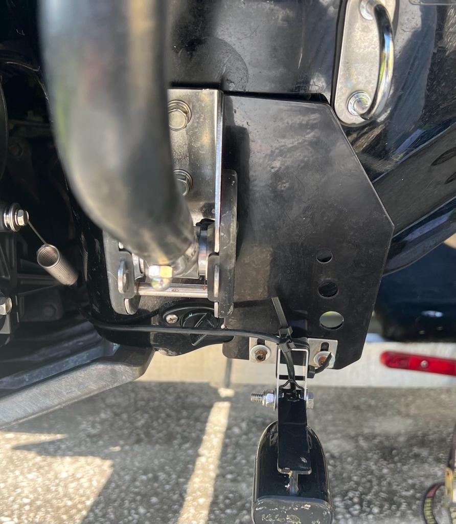 Transducer plate The Articulating Jet Ski Rack